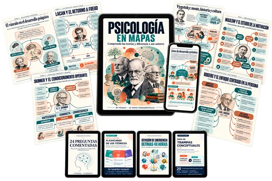 Psicología en Mapas con los 4 bonos incluidos